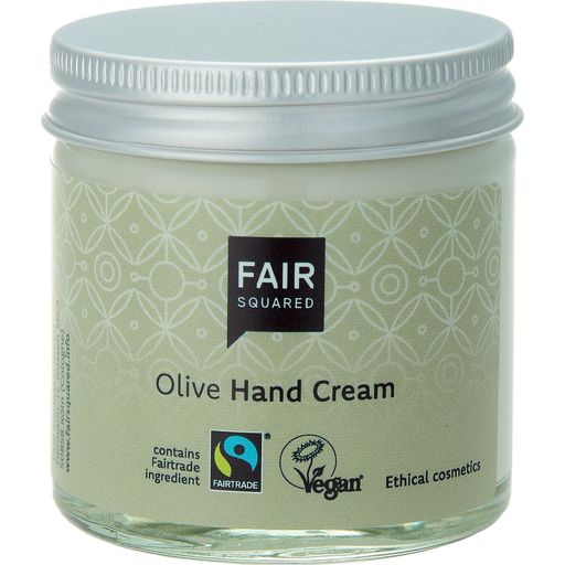 FAIR SQUARED Hand Cream Olive - 50 ml Glas