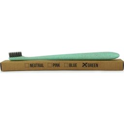 Karbonoir Toothbrush with Active Charcoal, soft - Green 