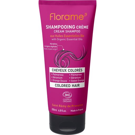 Florame Krémový šampón na farbené vlasy - 200 ml