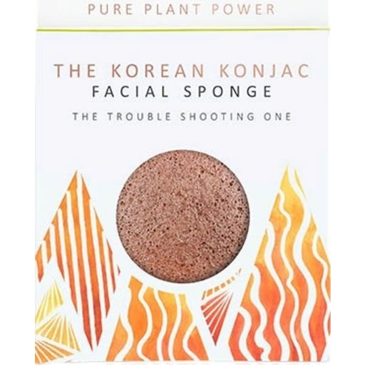 The Elements Fire with Purifying Volcanic Scoria Full Size Facial Sponge - 1 kpl