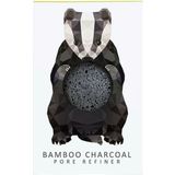 Konjac Mini Pore Refiner Woodland Badger with Bamboo Charcoal