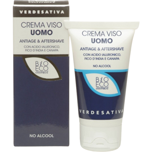 Verdesativa UOMO Crema Viso Anti-Age & Aftershave - 50 ml