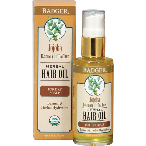 Badger Balm Jojoba Hair Oil - 59.1 ml