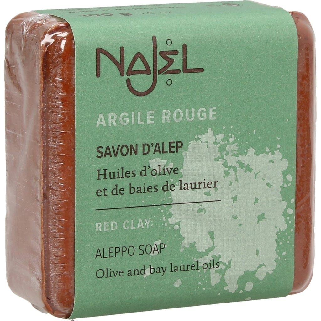 Savon Artisanal à L'huile D'olive Et à L'argile Rouge – Fait Main, Sans Huile De Palme