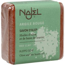 Najel Savon Exfoliant à l'Argile Rouge - 100 g