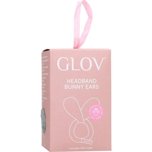 GLOV Bunny Ears Hårband - Grey