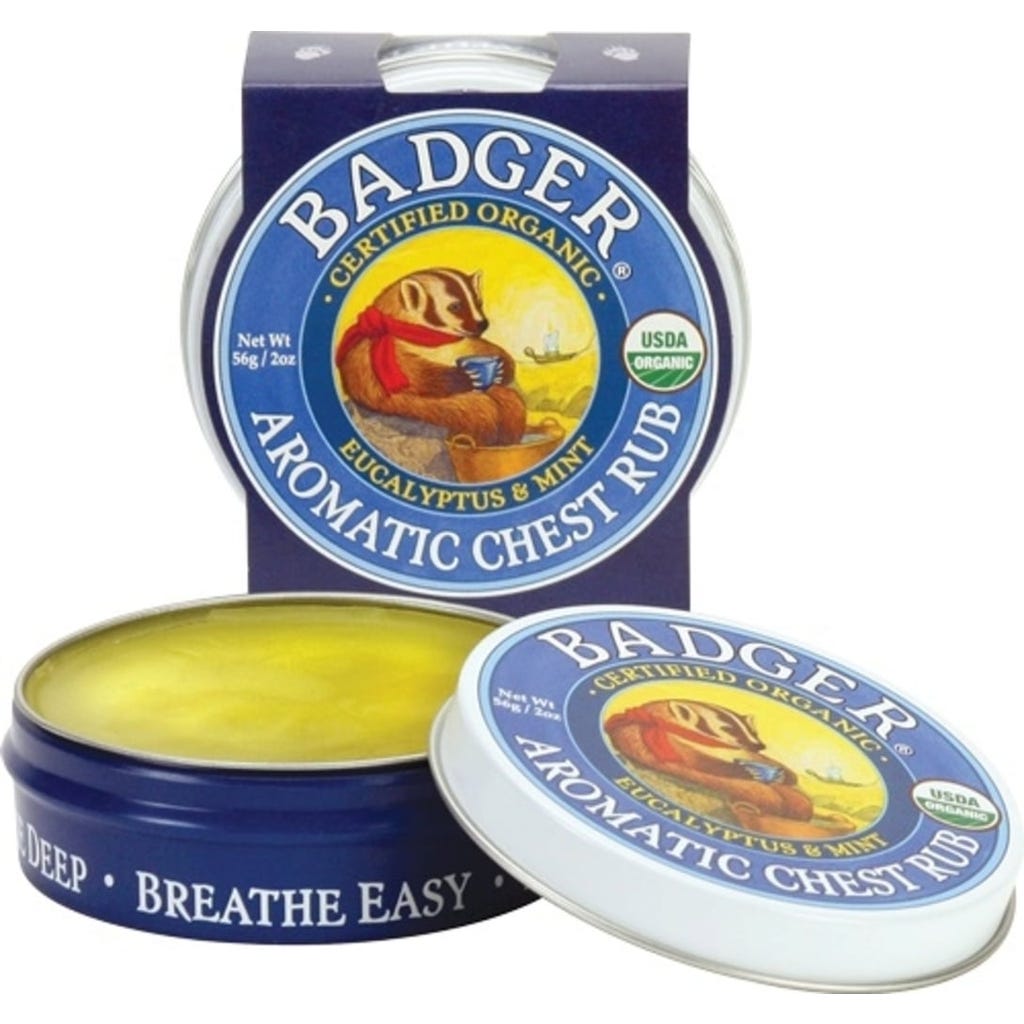 Badger Balm Aromatic Chest Rub Ecco Verde Online Shop