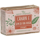 Exfoliating Organic Soap Hemp & Grapeseed, 100 g