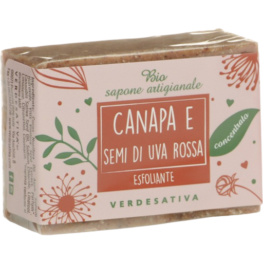 Jabón Bio Exfoliante Cáñamo y Semilla de Uva - 100 g