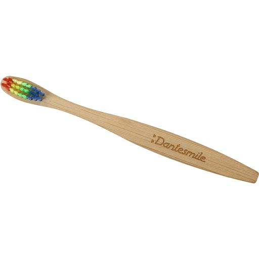 Dantesmile Rainbow bambusz fogkefe gyerekeknek - 1 db