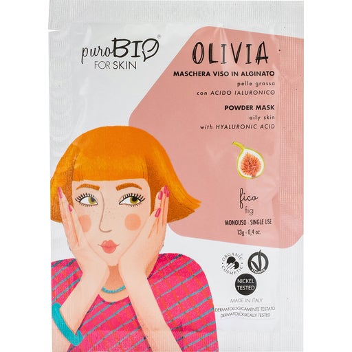 forSKIN Olivia Maschera Viso in Alginato per Pelle Grassa - Anniversary2019 - 11 Fico