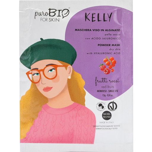 puroBIO cosmetics forSKIN Kelly pormaszk - Száraz bőr - 07 Red Fruit
