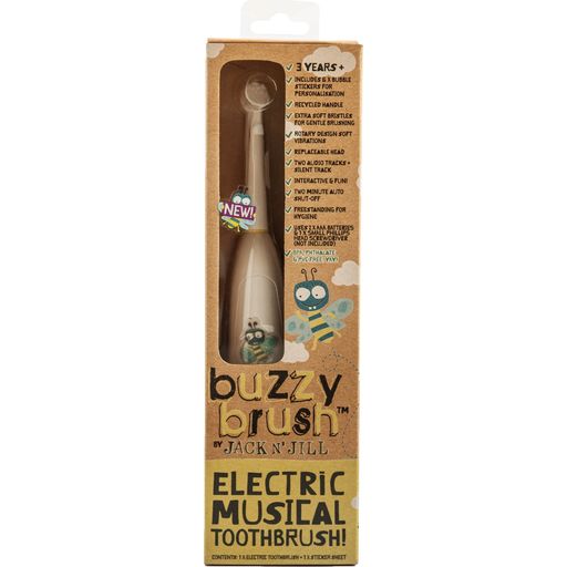 Buzzy Brush električna zobna ščetka z glasbo - 1 kos