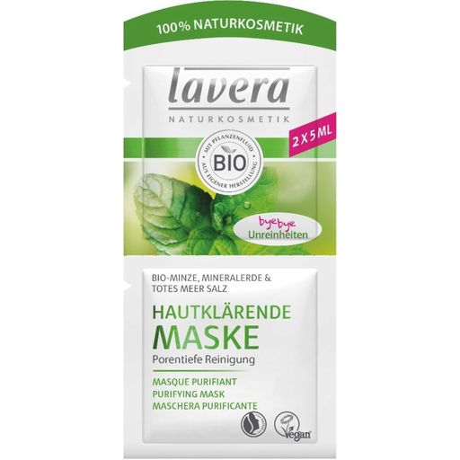 lavera Rozjasňující čistící maska - 10 ml