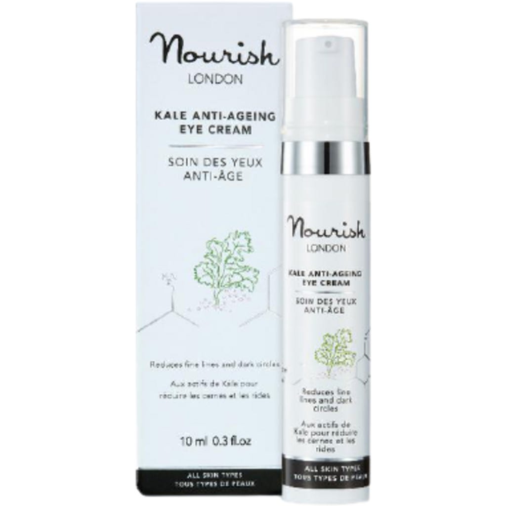Nourish London Kale Anti-Ageing Eye Cream – Augencreme Mit Grünkohl, Gegen Falten & Zeichen Der Hautalterung