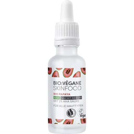 BIO:VÉGANE Organic Papaya AHA Night Serum - 30 ml