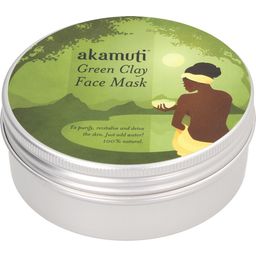 Akamuti Maska za lice od zelene gline