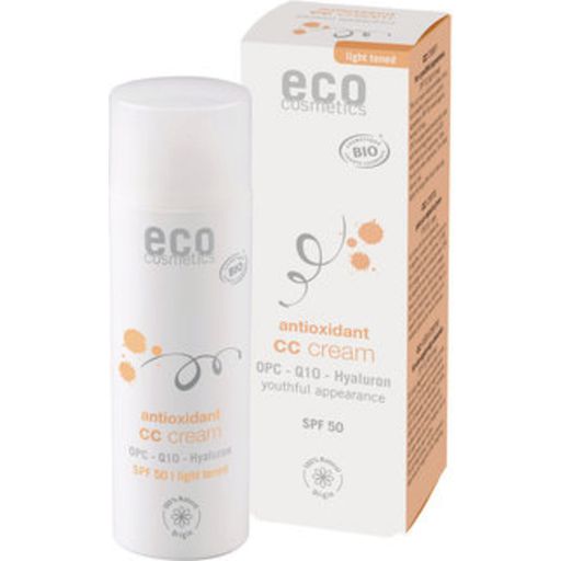 eco cosmetics Tinted CC Cream SPF 50 - Light 