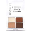 benecos Natural Quattro Eyeshadow - Coffee & Cream