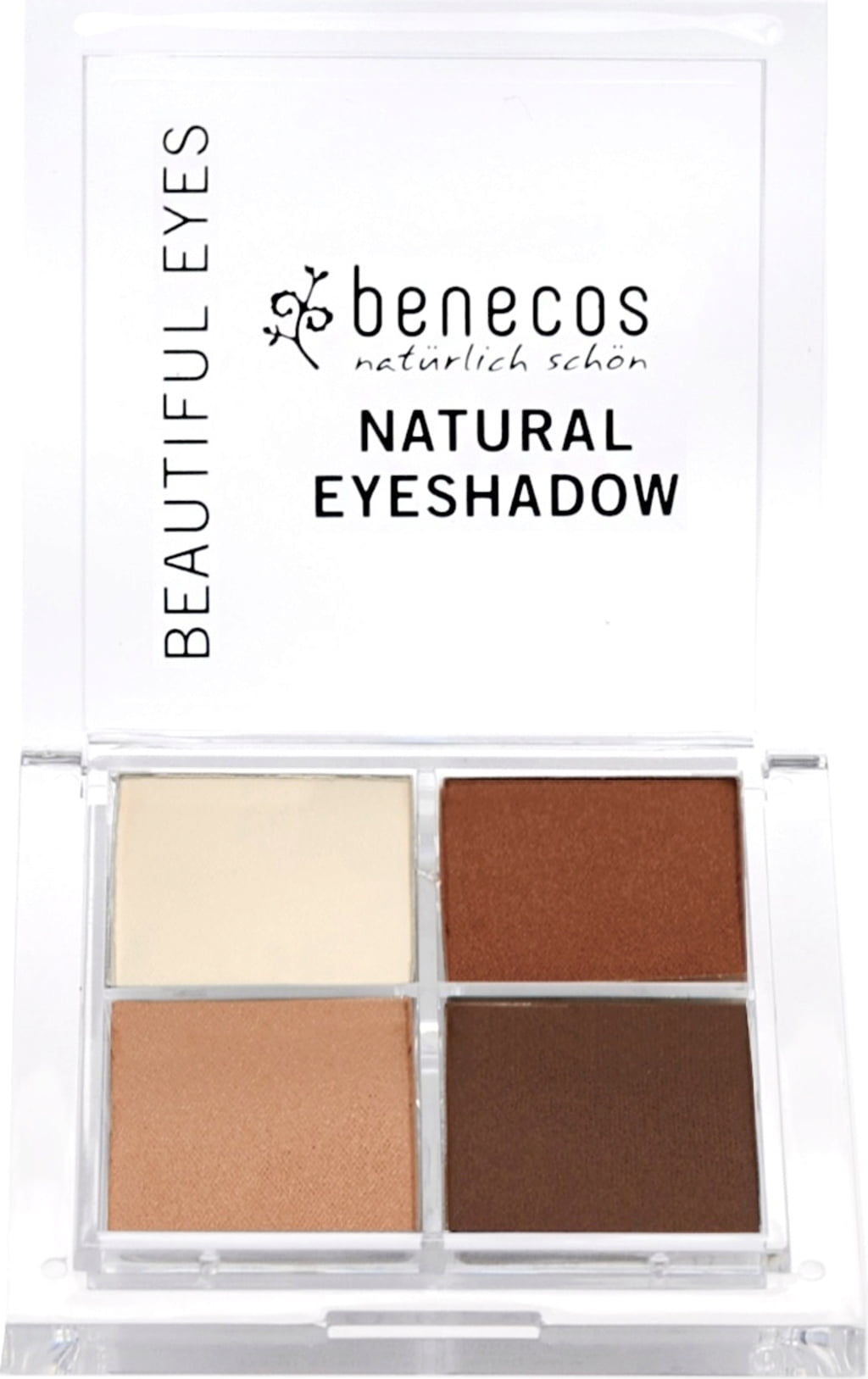 Benecos Natural Quattro Eyeshadow - Coffee & Cream