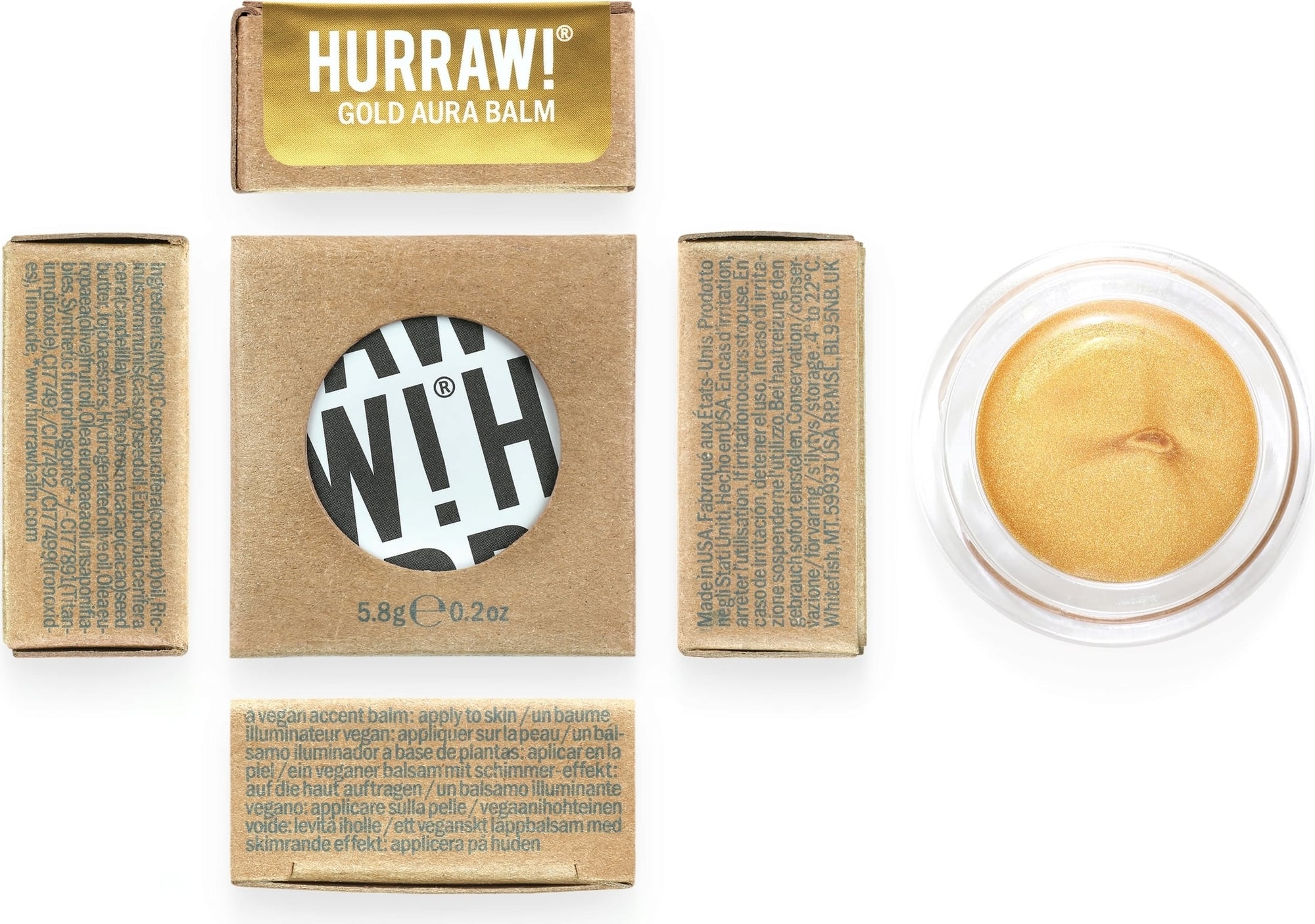 HURRAW! Aura Balm Highlighter - Gold