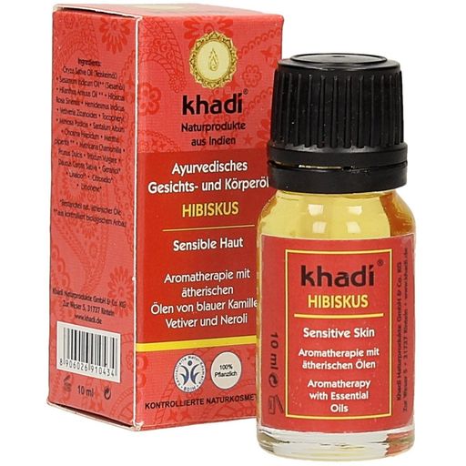 Khadi® Olio Viso & Corpo - Hibiscus Travel Size