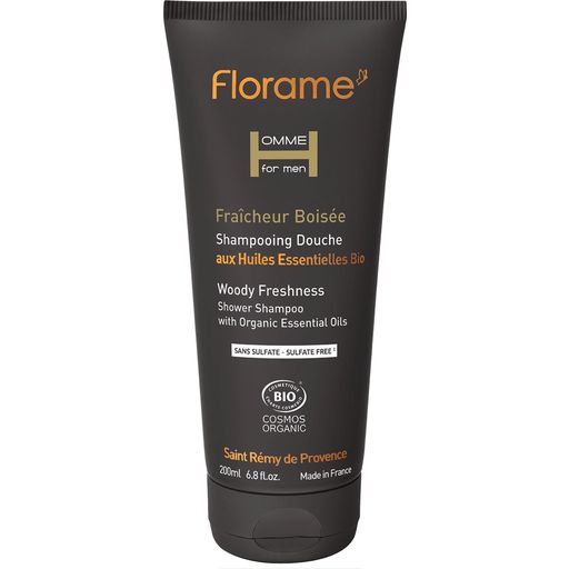 Florame HOMME 2in1 Shower Gel & Shampoo - Fresh Wood