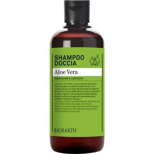 Bioearth Family 3in1 Schampo & Tvättgel Aloe Vera - 500 ml