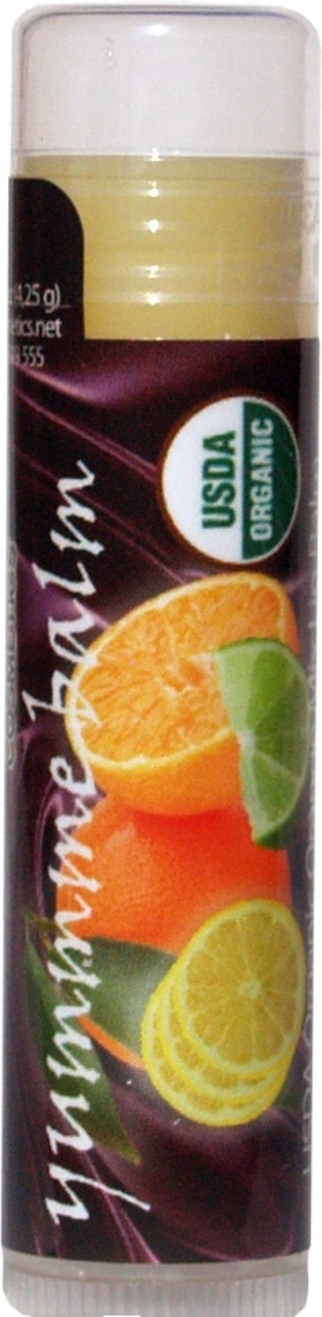 Biopark Cosmetics Yummme Organic Lip Balm - orange mix
