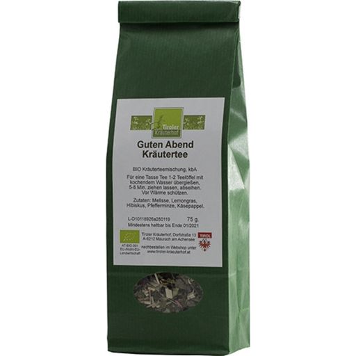 Tiroler Kräuterhof Bio čaj na dobrý večer - 75 g
