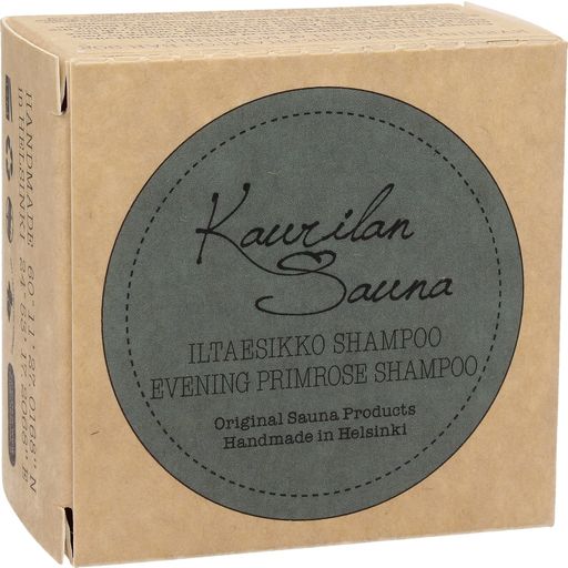 Kaurilan Sauna Evening Primrose Shampoo Bar - Cardboard box 