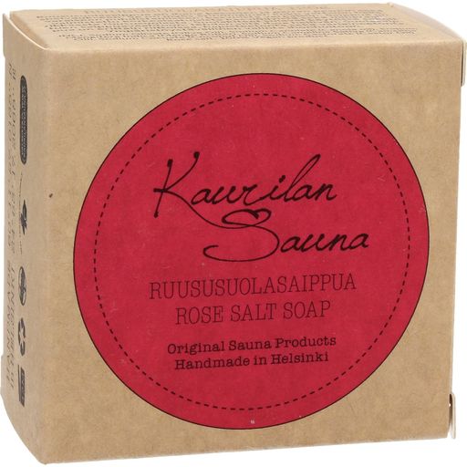 Kaurilan Sauna Rose Salt Soap - Cardboard box 