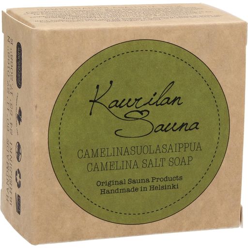 Kaurilan Sauna Camelina Salt Soap - Cardboard box 
