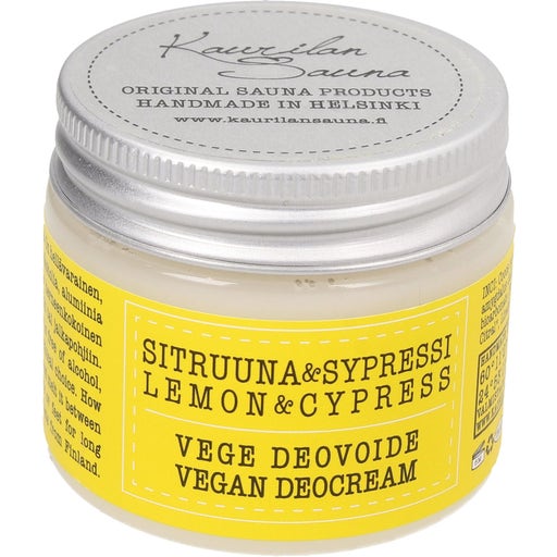 Kaurilan Sauna Vegan Deo Cream - Lemon & Cypress