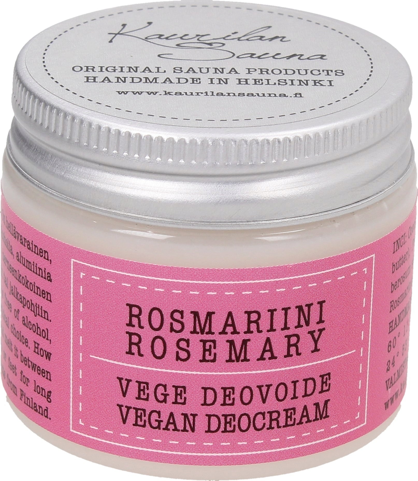 Vegan Deodorant Cream, Rosemary (50 ml)