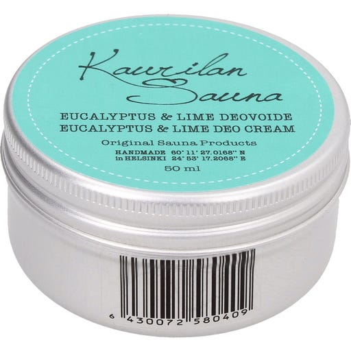 Kaurilan Sauna Deo Cream - Eucalyptus & Lime