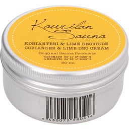 Kaurilan Sauna Deodorant Cream - Coriander & Lime