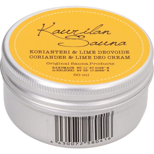 Kaurilan Sauna Deo Cream - Coriander & Lime