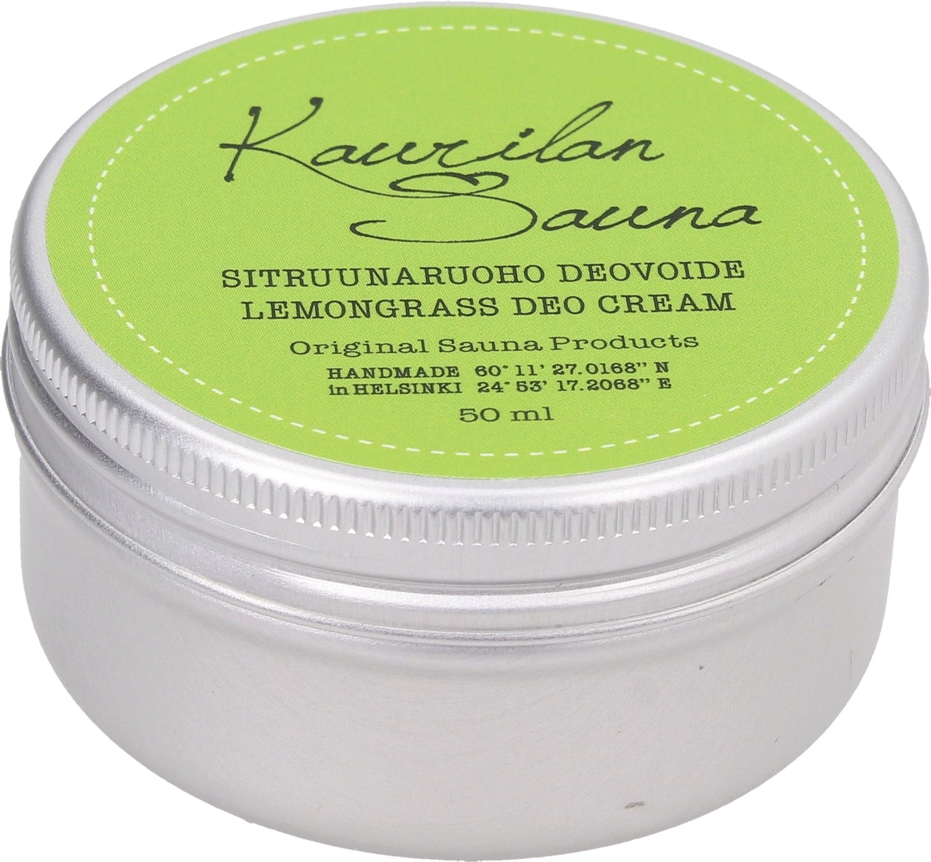 Deo Cream, Lemongrass (50 ml)