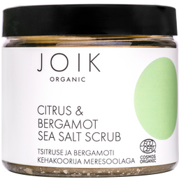 JOIK Organic Citrus & Bergamot Sea Salt Scrub - 240 g