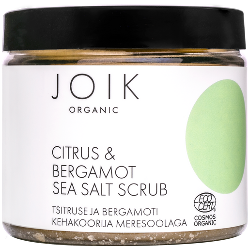 JOIK Organic Citrus & Bergamot Sea Salt Scrub - 240 g