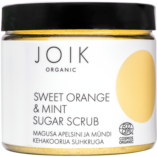 JOIK Organic Sweet Orange & Mint Sugar Scrub - 210 g