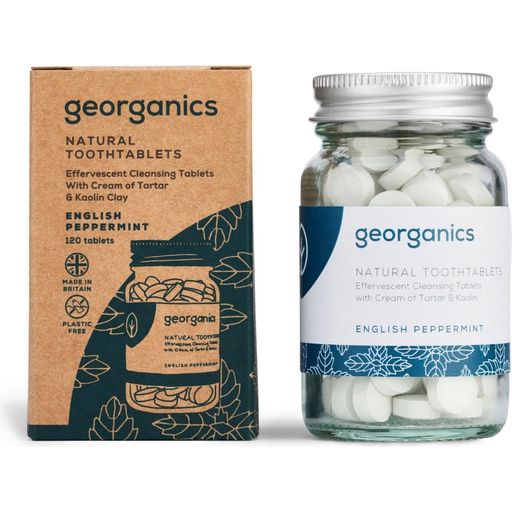 georganics Toothpaste Tablets - English Peppermint