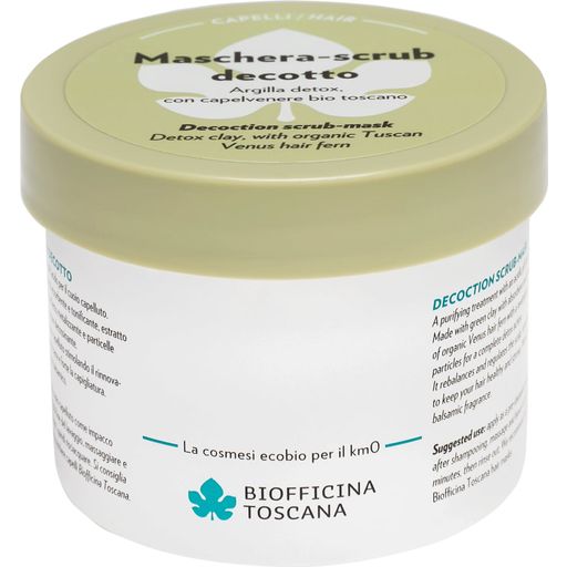 Biofficina Toscana Peeling a maska na vlasy 2v1 Hair Food - 200 ml
