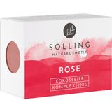 SOLLING Naturkosmetik Kokosové mydlo s ružou