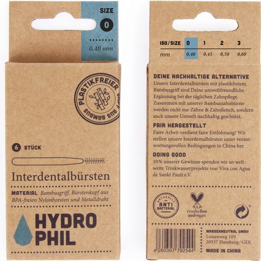Hydrophil Brosses Interdentaires - Size 0 (0,40 mm)