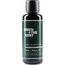 Green + The Gent Olje za obraz + britje - 50 ml