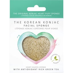 The Konjac Sponge Company Premium Facial Puff with Green Tea - Herz