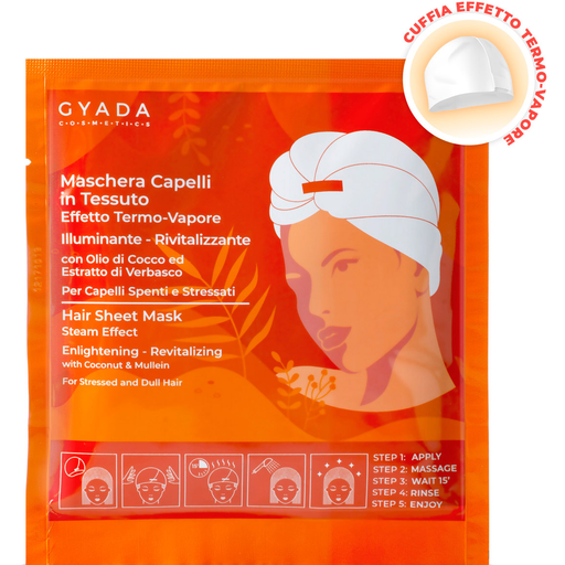 Gyada Cosmetics Ревитализираща лист-маска за косата - 60 мл