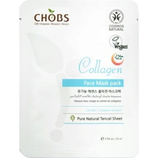 CHOBS Collagen Mask Pack Лист-маска за лице - 25 мл